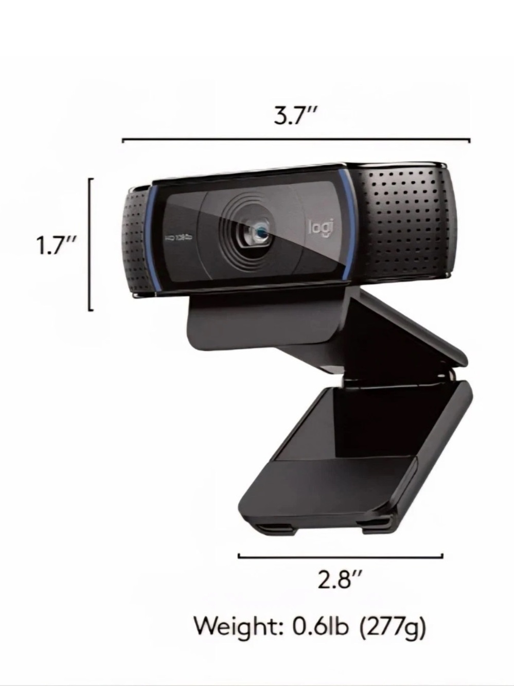 NEW Logitech C920x HD Pro Webcam 1080p Full HD 30FPS Stereo Mic Black USB